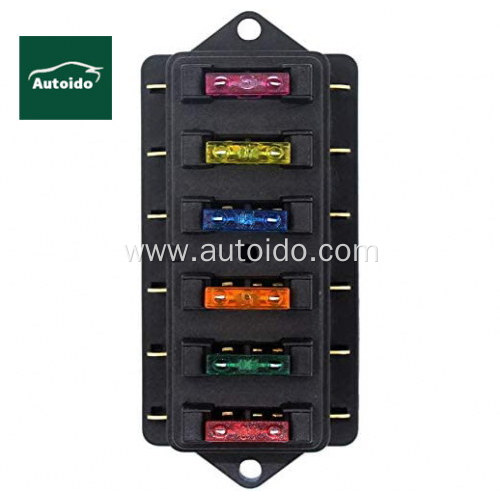 6 Way Circuit ATO Blade Fuse Box Holder